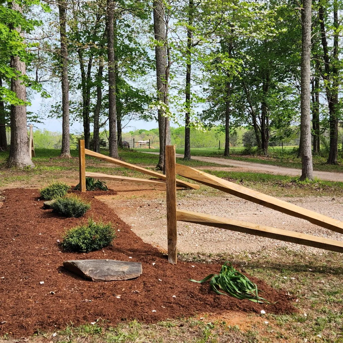 Mulching Services in Lynchburg, Amherst <img src={service.image} alt={service.name} className="w-full h-64 object-cover" /> Forest, VA - Blades and Beyond